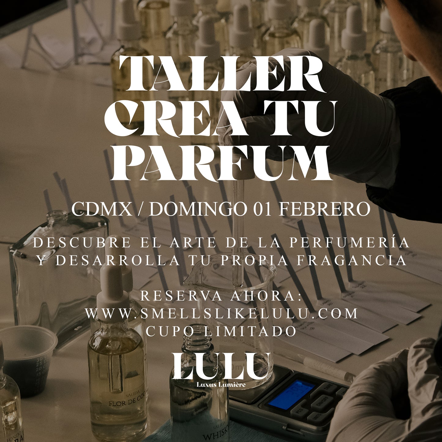CREA TU PARFUM - TALLER